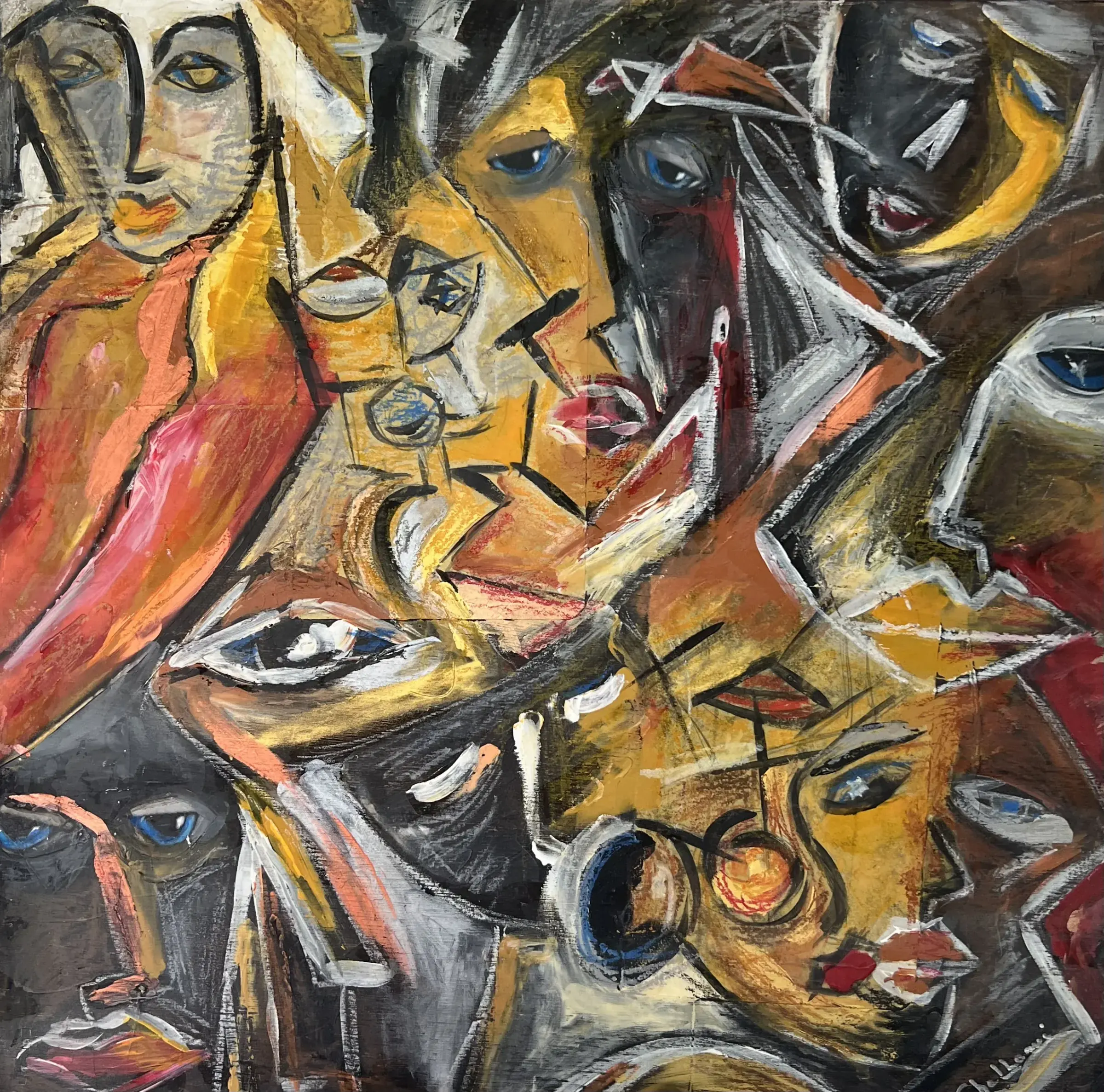 Artwork by Nadia Chellaoui: Nadiachellaoui-lesinvisibles6