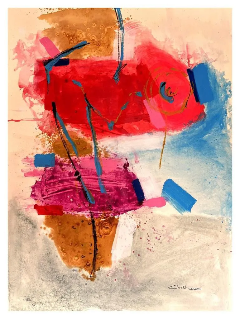 Artwork by Nadia Chellaoui: Nadiachellaoui-entredeuxmondes5