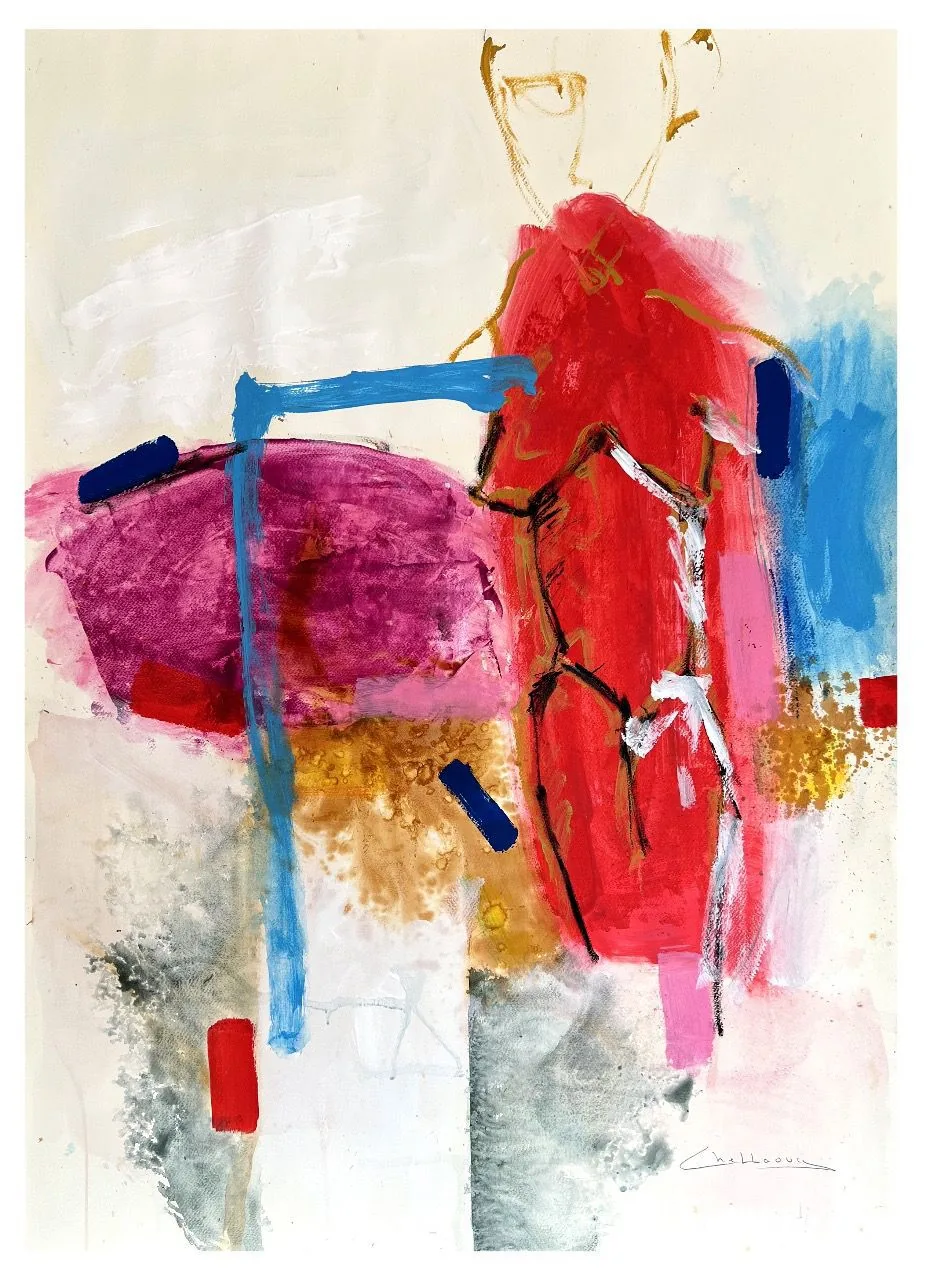 Artwork by Nadia Chellaoui: Nadiachellaoui-entredeuxmondes6